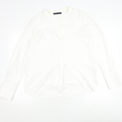 Marks and Spencer Ivory Blouse, Size 10, Women's Long Sleeve