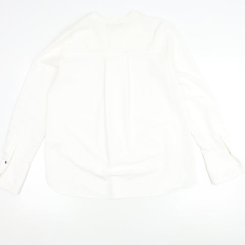 Marks and Spencer Ivory Blouse, Size 10, Women's Long Sleeve