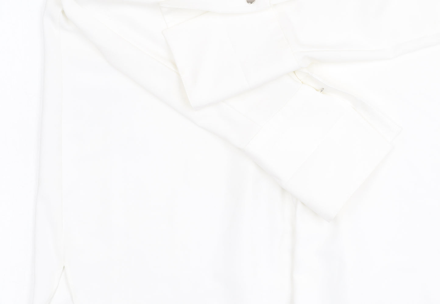 Marks and Spencer Ivory Blouse, Size 10, Women's Long Sleeve