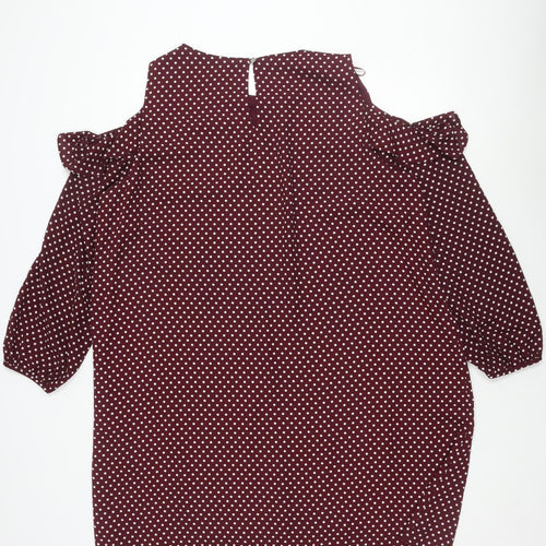 Wallis Women Multicoloured Polka Dot Dress Size 18