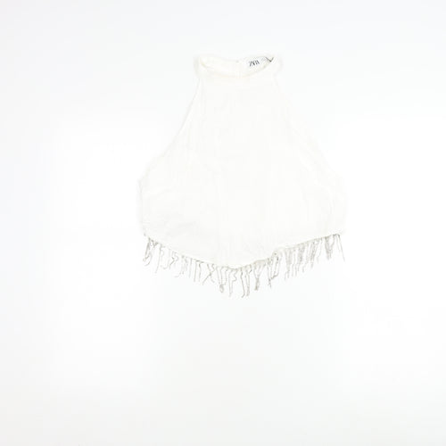 Zara Women's White Camisole Blouse S