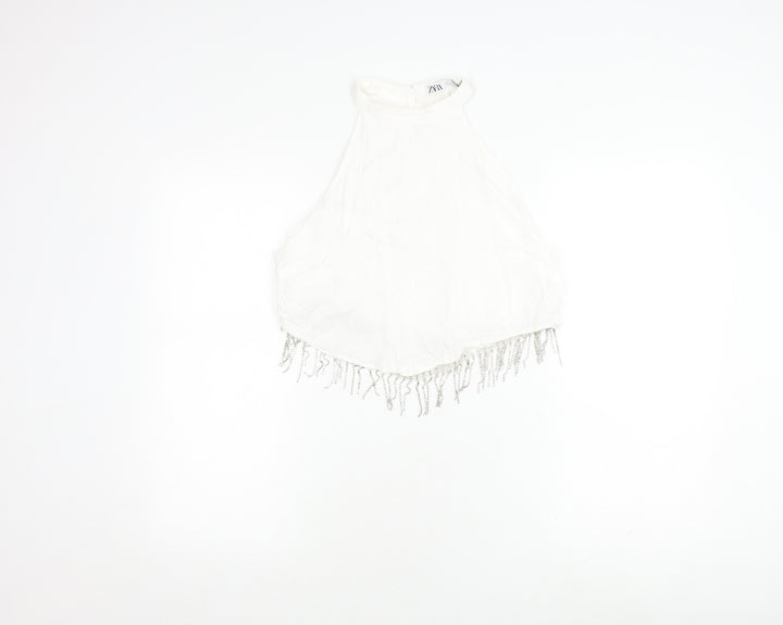 Zara Women's White Camisole Blouse S