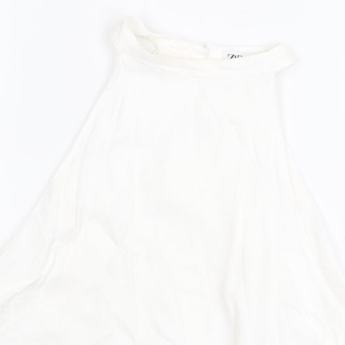 Zara Women's White Camisole Blouse S