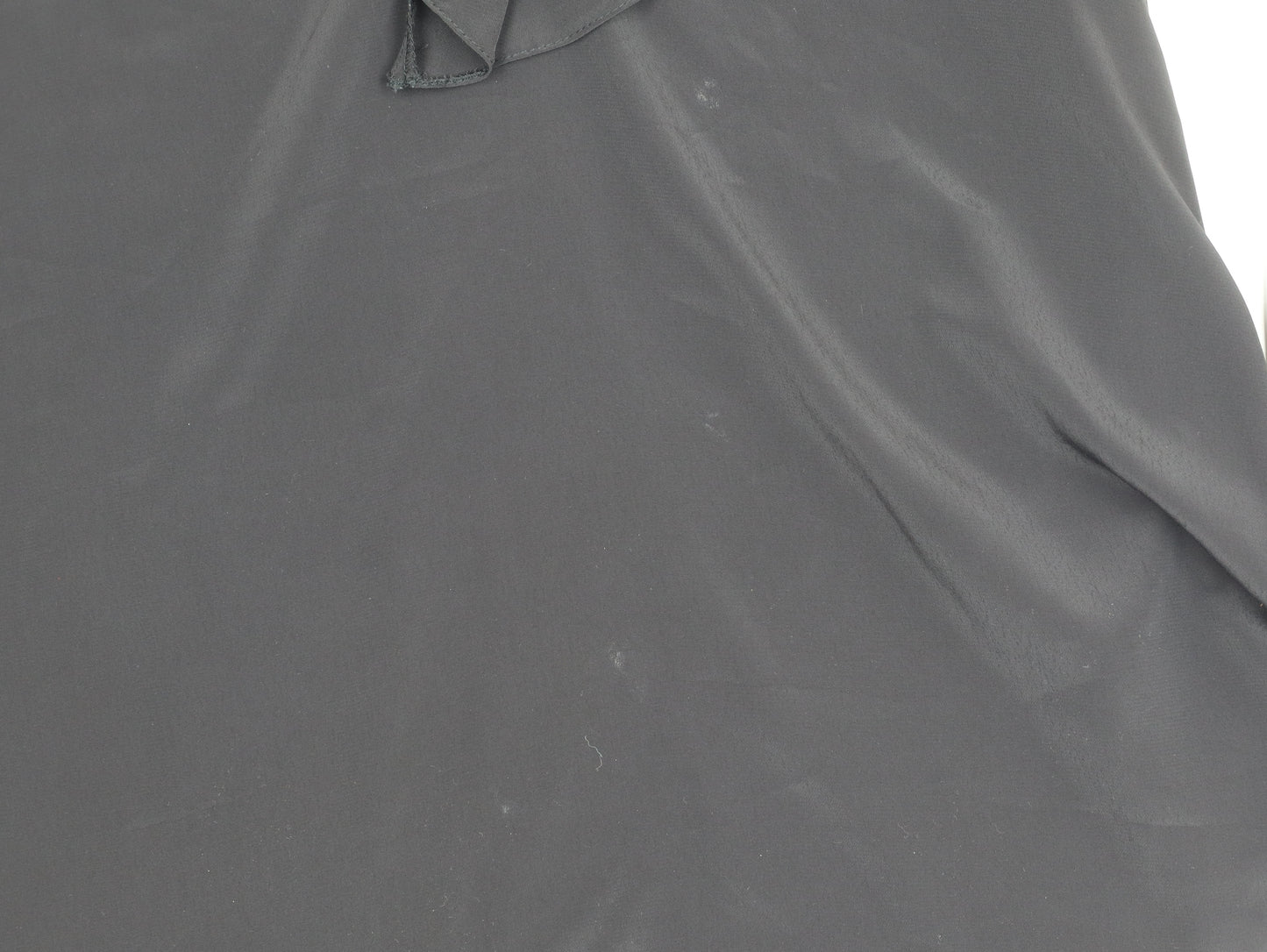 Wallis Women's Black Ruffle Blouse, Size 14