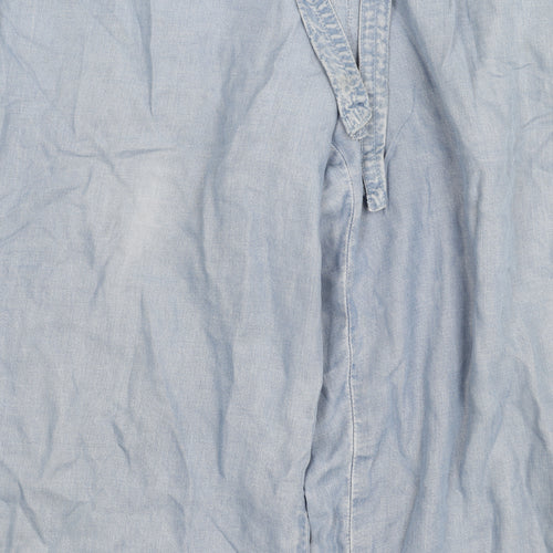 Next Women's Blue Trousers Size 14 Elastic Waist