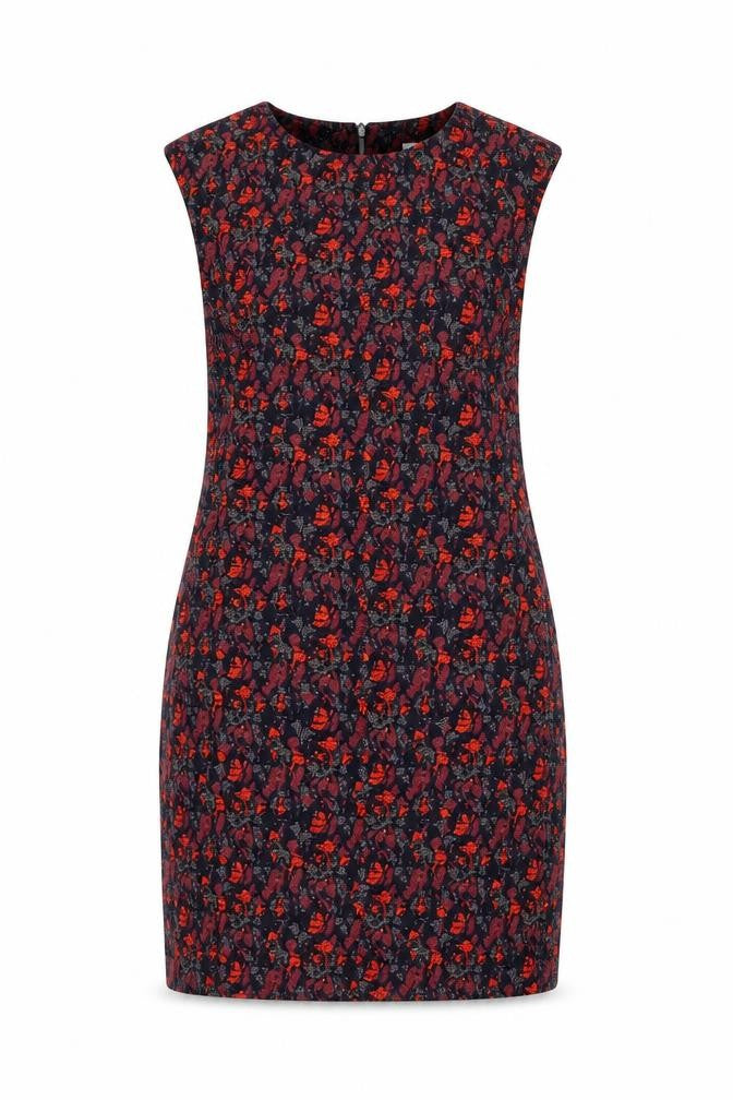 Mango Women's Sheath Dress Multicoloured Size 12