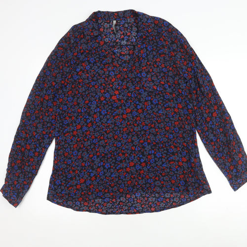 Intuition Women's Multicoloured Floral Blouse Size 12