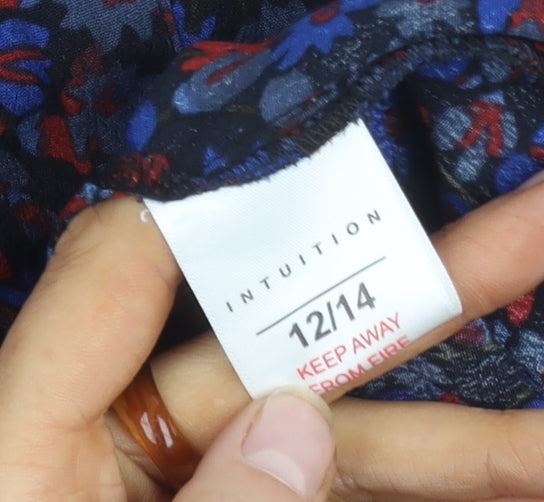 Intuition Women's Multicoloured Floral Blouse Size 12