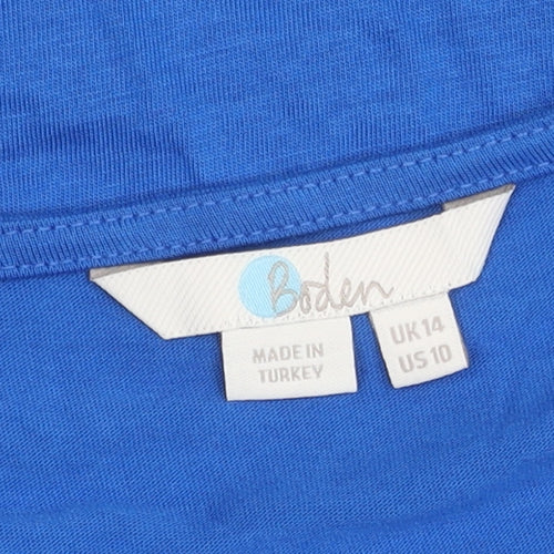 Boden Blue Women's Sleeveless Blouse, UK 14, Casual Wear