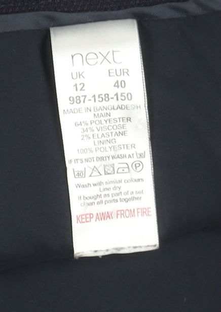 Next Women's Black Pencil Skirt, Size 12, Workwear