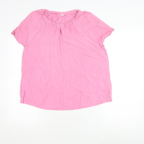 Gap Women's Pink Short Sleeve Top M