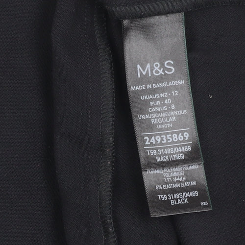 Marks and Spencer Women’s Black Pencil Skirt Size 12