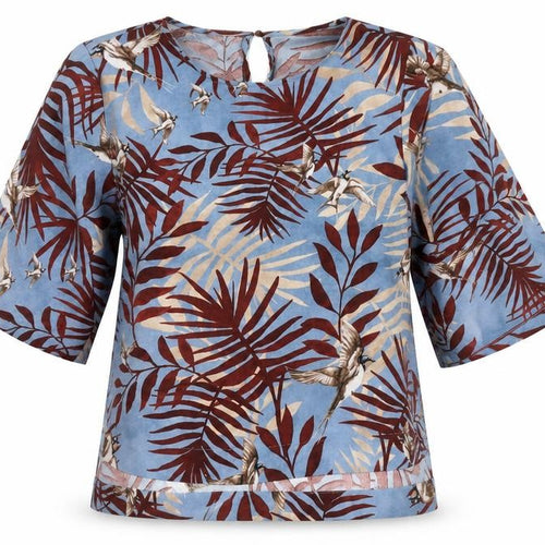 MANGO Women's Multicoloured L Floral Top