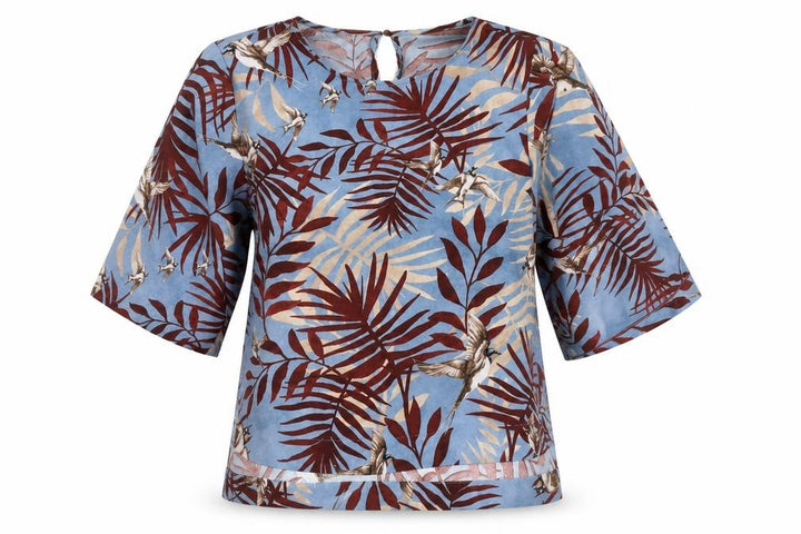 MANGO Women's Multicoloured L Floral Top