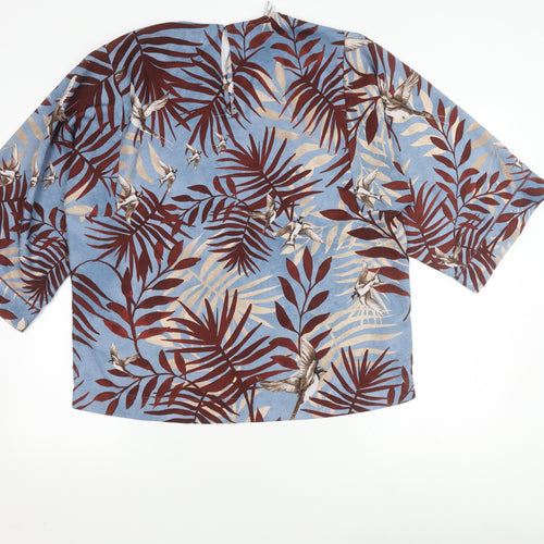 MANGO Women's Multicoloured L Floral Top