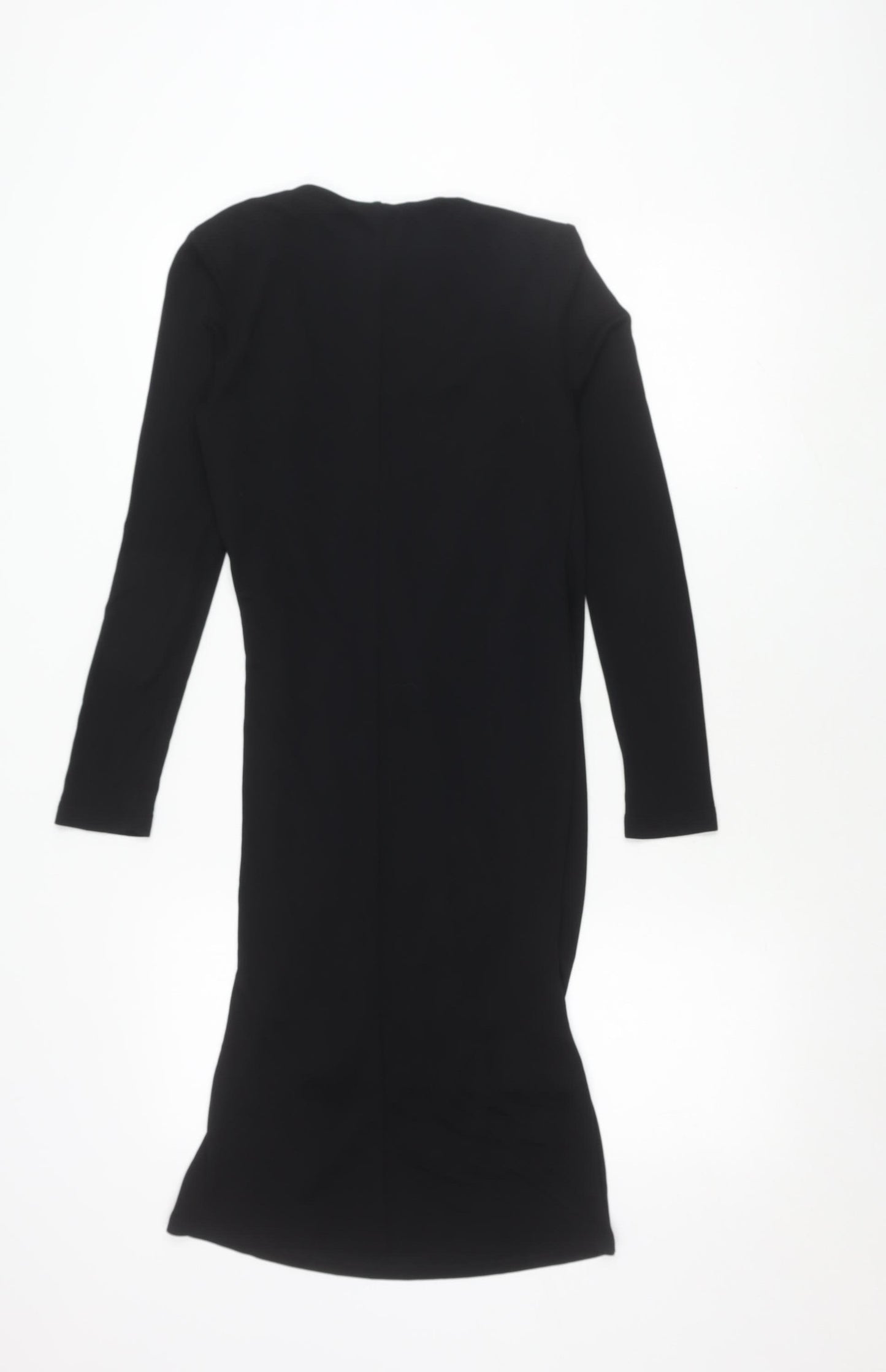 Mango Women's Black Long Sleeve Dress XS