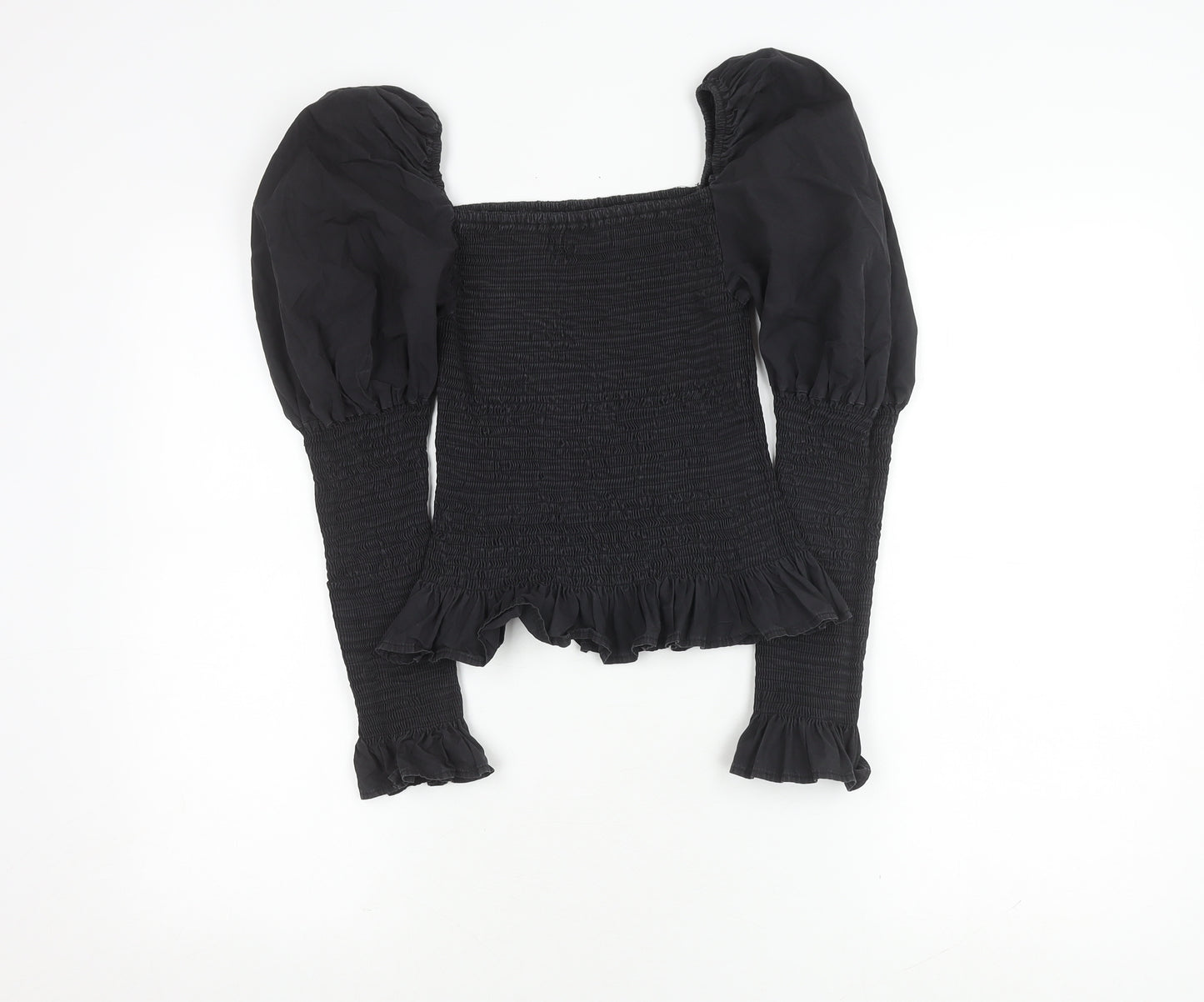 Stella Morgan Women's Black Puff Sleeve Blouse UK 8