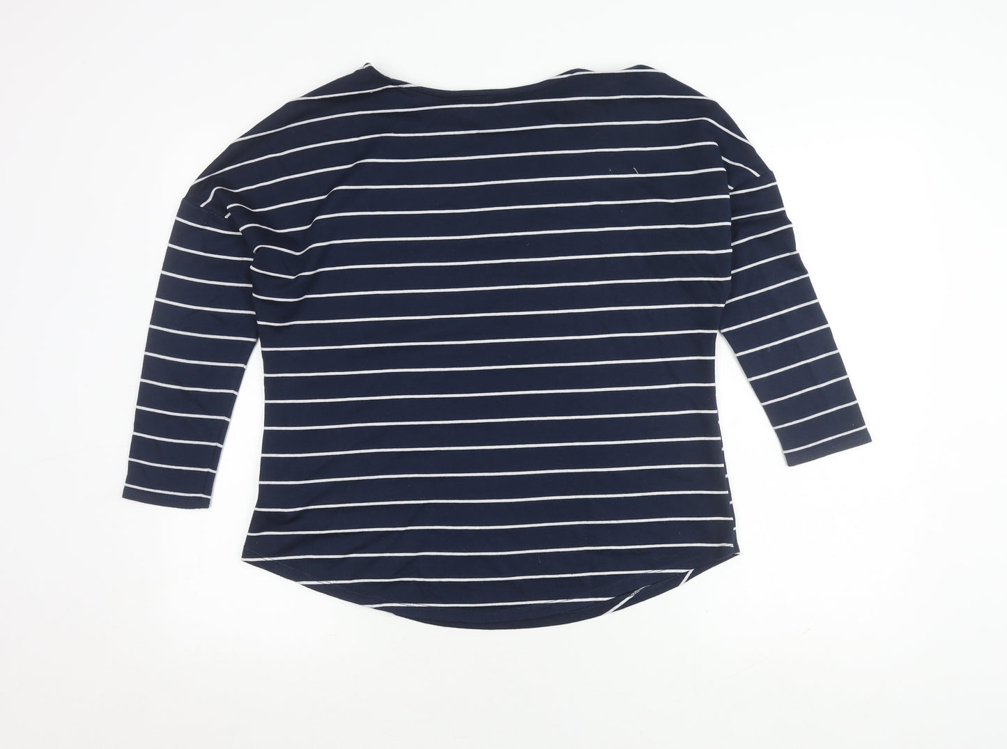 Principles Women's Blue Striped T-Shirt - Size M