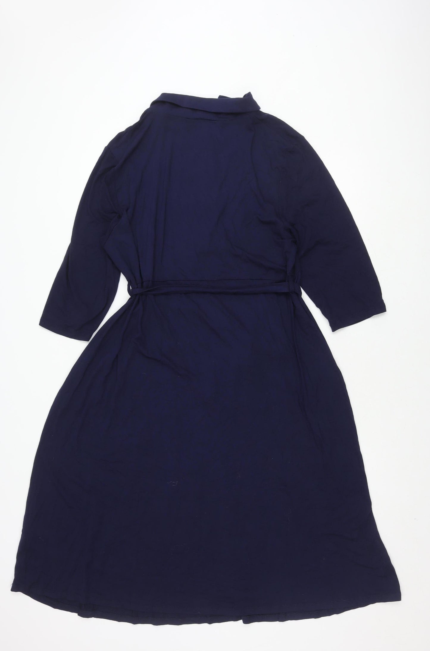 Dorothy Perkins Maternity Blue Shirt Dress, Size 18