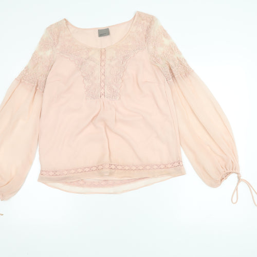 Vero Moda Women's Pink Blouse, M, Long Sleeve