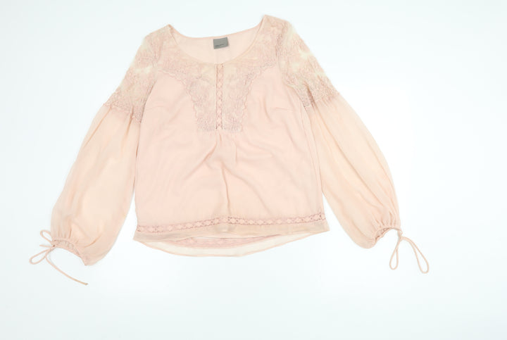 Vero Moda Women's Pink Blouse, M, Long Sleeve