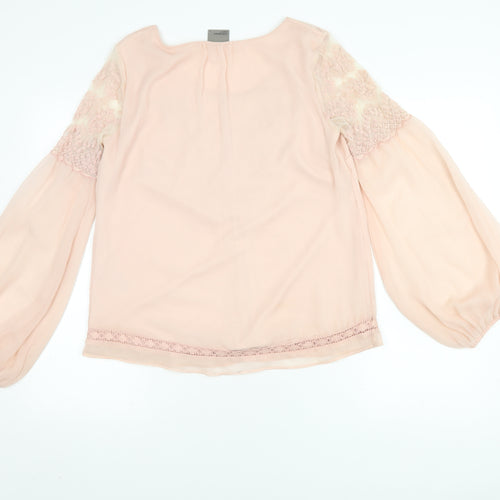 Vero Moda Women's Pink Blouse, M, Long Sleeve