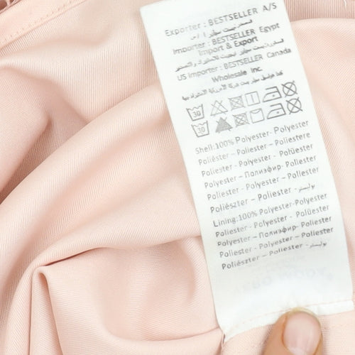 Vero Moda Women's Pink Blouse, M, Long Sleeve