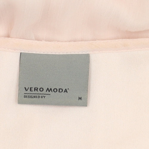 Vero Moda Women's Pink Blouse, M, Long Sleeve