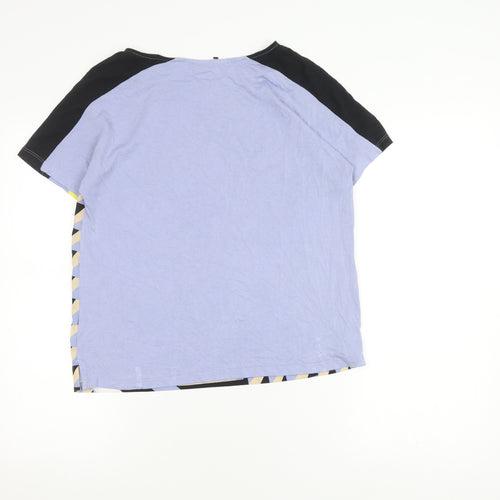 Marks and Spencer Women's Multicoloured Jersey T-Shirt Size 10