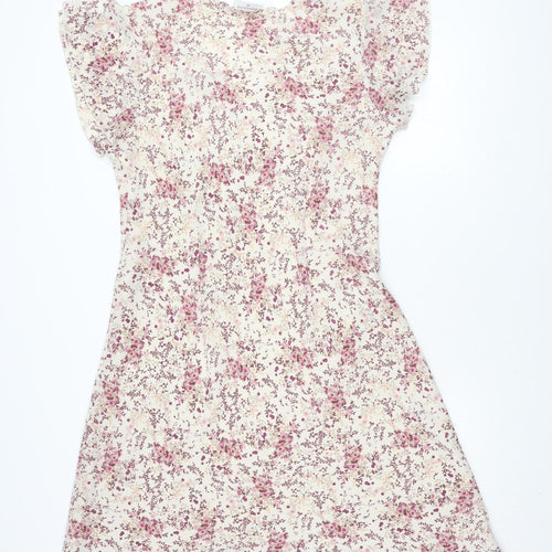 Bonmarché Women's Multicoloured Floral Dress Size 16