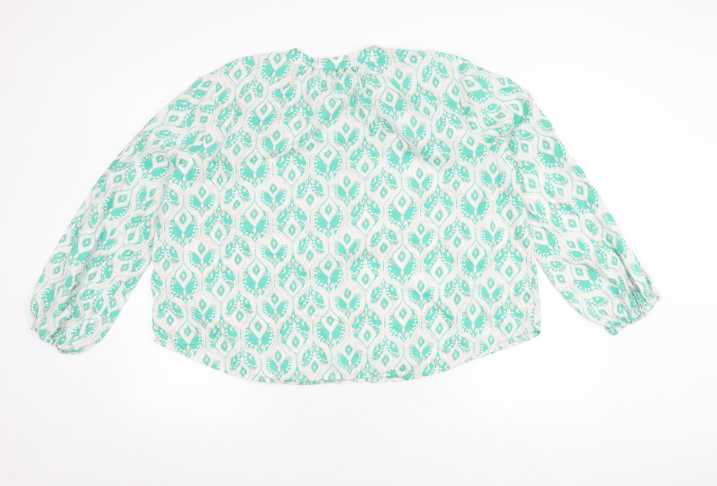 Marks and Spencer Women's Green Tunic Blouse Size 16