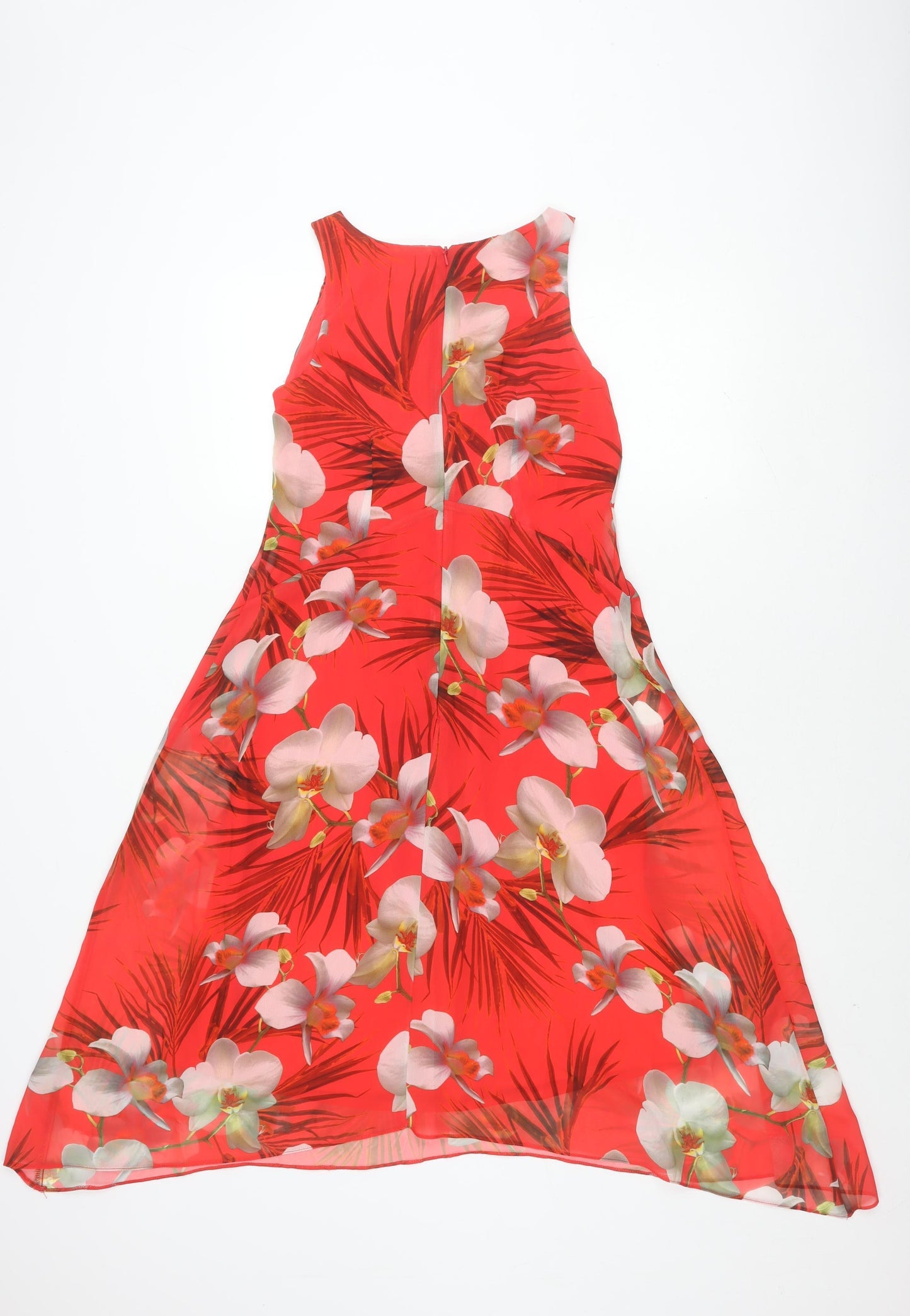 Wallis Women Multicoloured Floral A-Line Dress Size 8