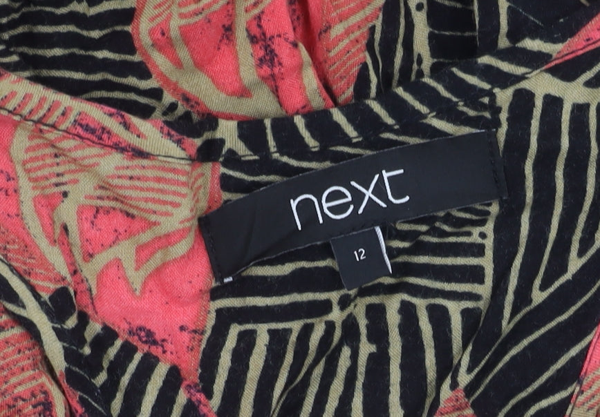 Next Women's Multicoloured Floral Playsuit Size 12