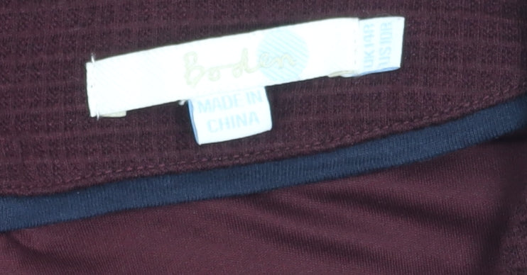 Boden Women's Burgundy Dress - Excellent Condition