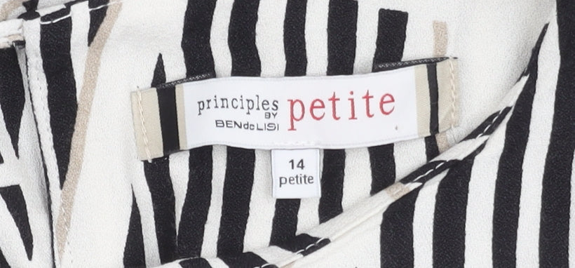 Principles by Ben de Lisi Petite Striped Dress Size 14