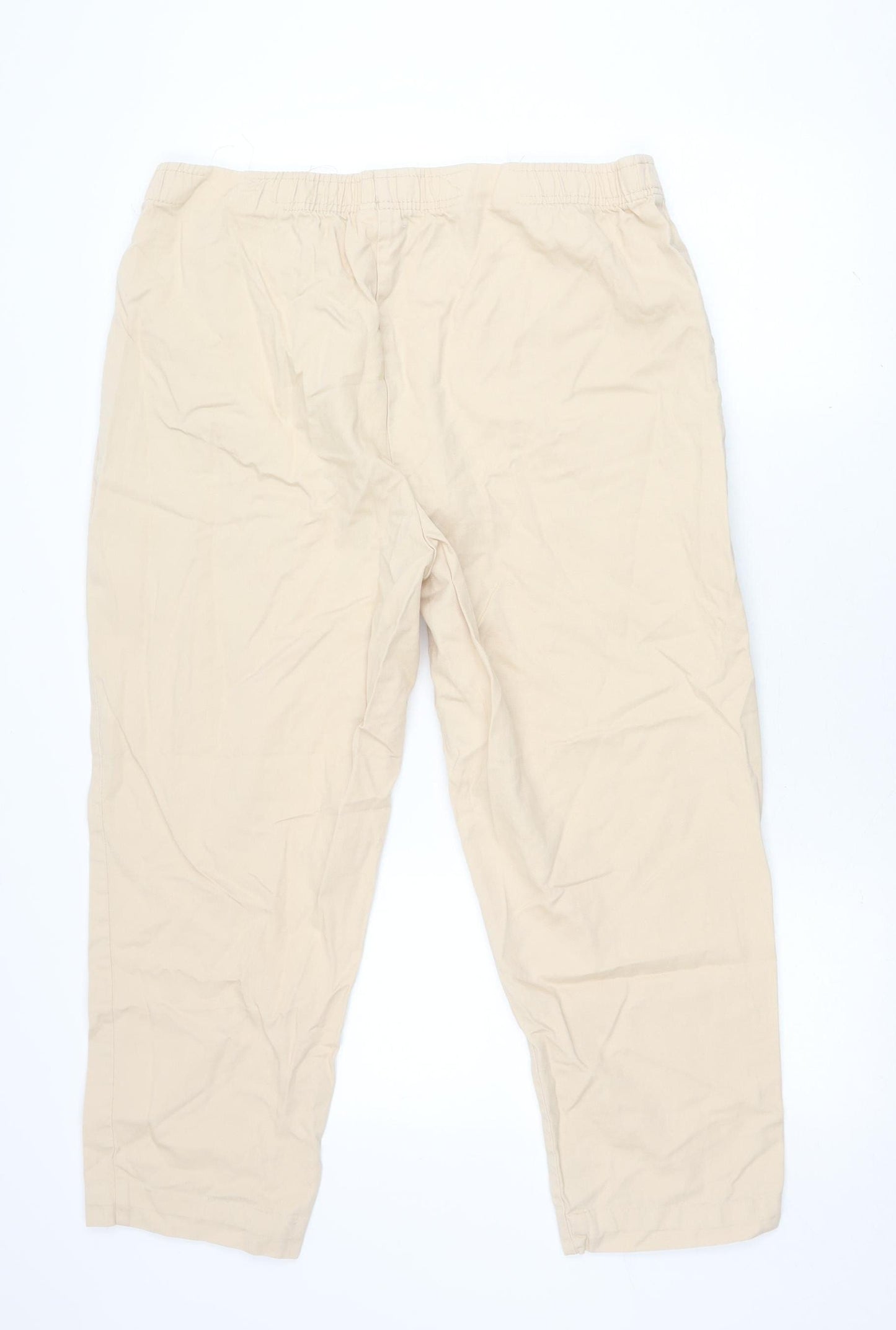 Damart Women's Beige Cargo Trousers Size 18