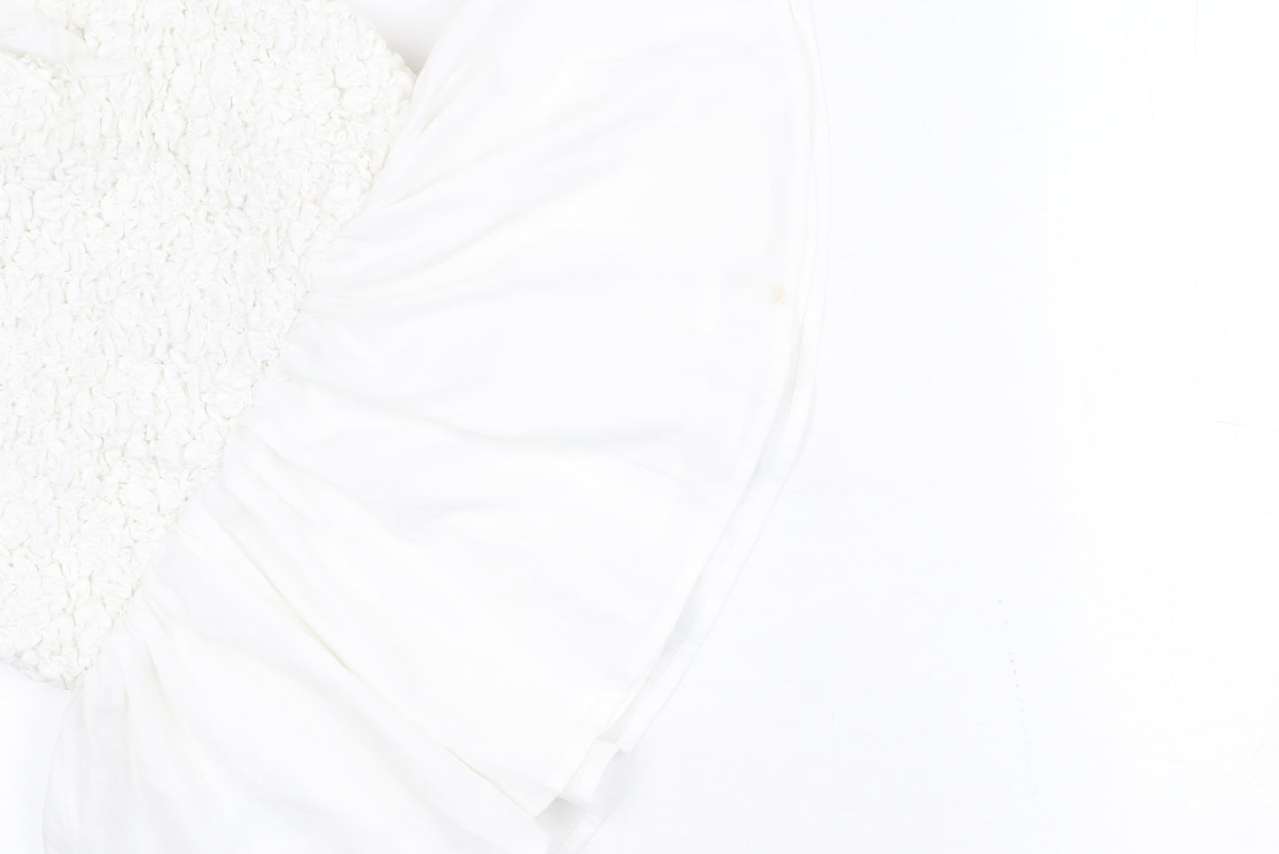 River Island Women's White Puff Sleeve Blouse, Size 6