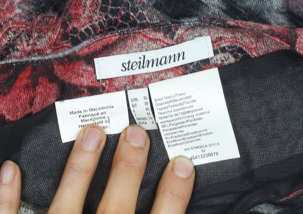 Steilmann Women's Multicoloured Floral Flare Skirt Size 12