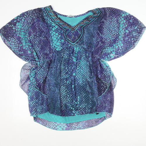 Marks and Spencer Women's Multicoloured Blouse, Size 14
