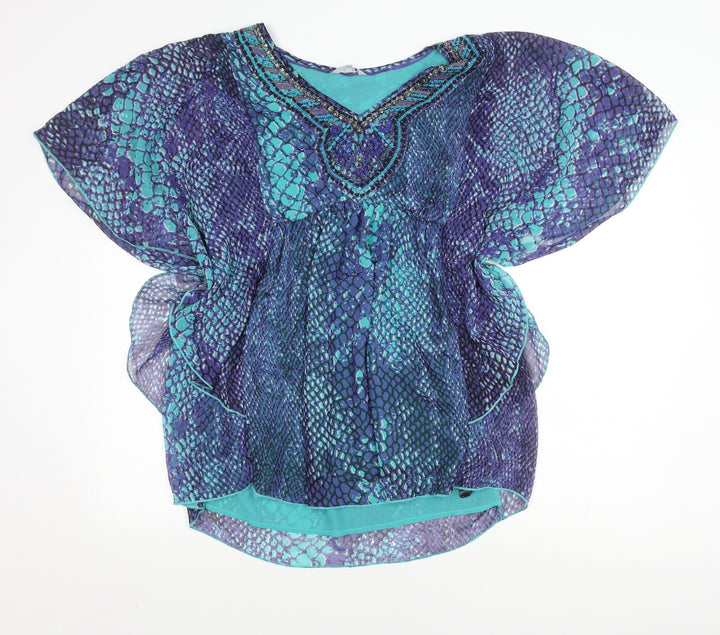 Marks and Spencer Women's Multicoloured Blouse, Size 14