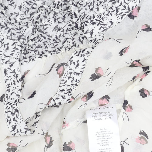 Part Two Women's Floral Multicoloured Blouse Size 14