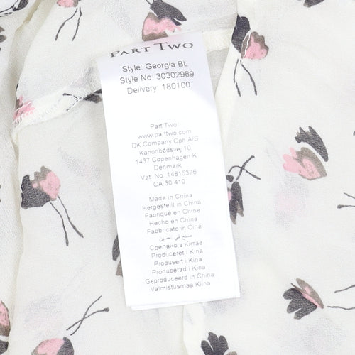 Part Two Women's Floral Multicoloured Blouse Size 14