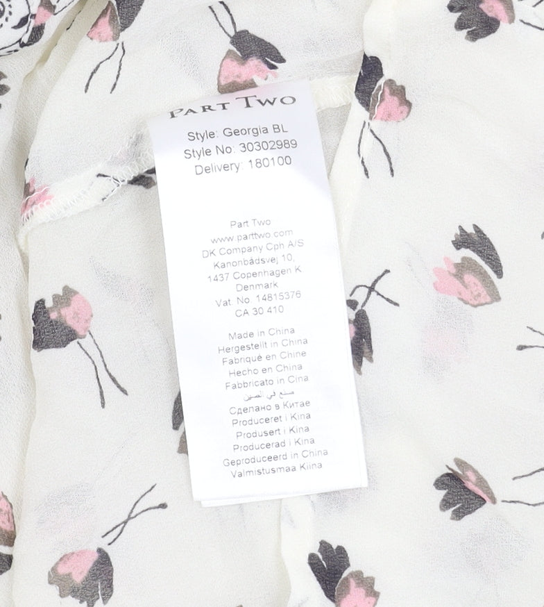 Part Two Women's Floral Multicoloured Blouse Size 14