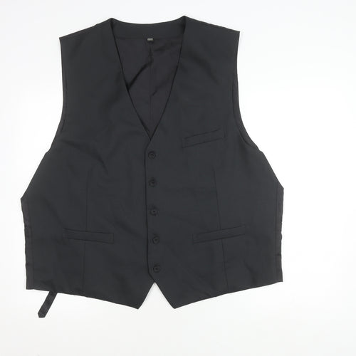 Williams & Brown Men's Black Waistcoat Size 54