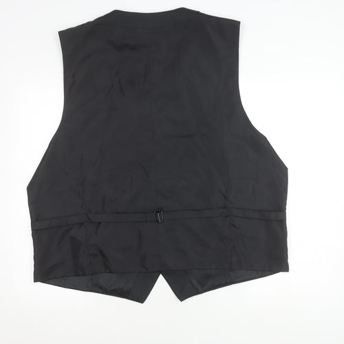 Williams & Brown Men's Black Waistcoat Size 54