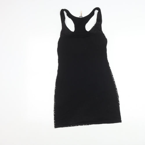 Kikiboo Women's Black Animal Print Sleeveless Dress