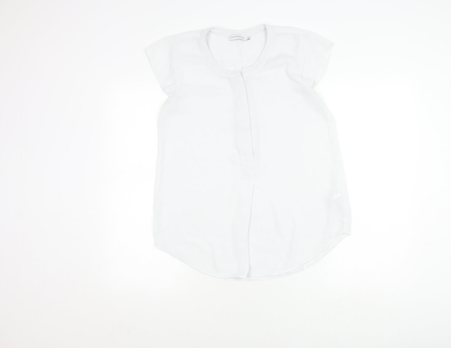 Paraphrase Women's White Cap Sleeve Top M