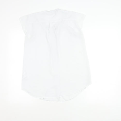 Paraphrase Women's White Cap Sleeve Top M