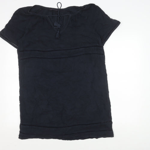 Marks and Spencer Women's Blue Cotton Dress Size 14