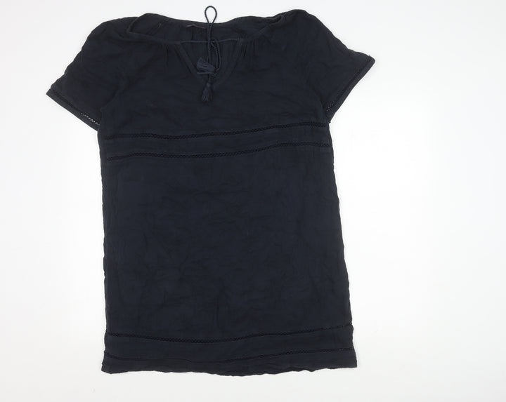 Marks and Spencer Women's Blue Cotton Dress Size 14